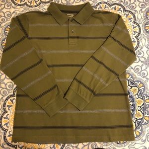 Long sleeve polo shirt